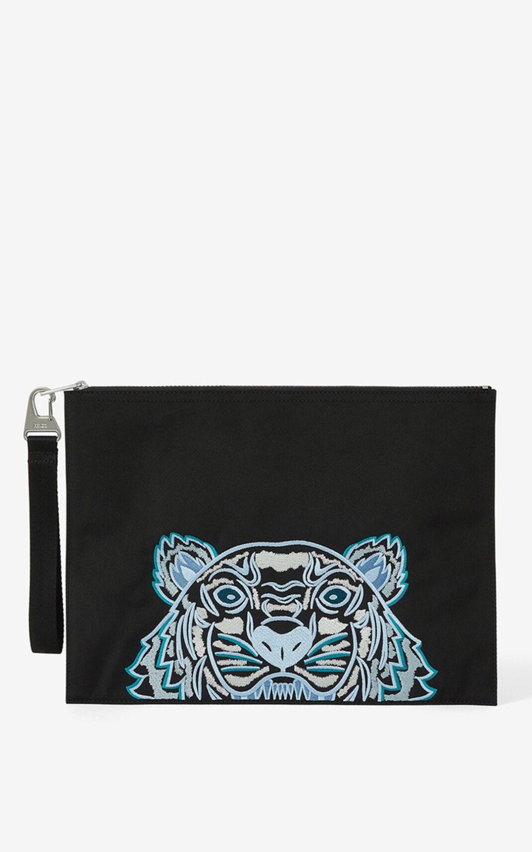 Kenzo Lona Kampus Tiger Monedero Hombre Negras | 2495603-HV